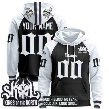 Minnesota Vikings 'Gothic Norseblood Edition' Custom Pullover Hoodie - All Stitched