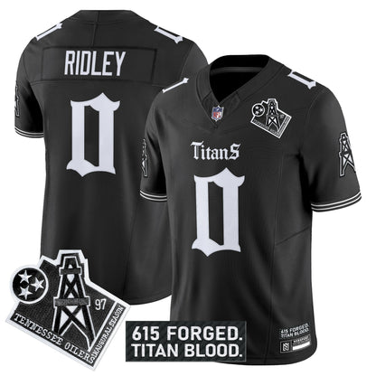 Men's Tennessee Titans 'Titan Gothic Shadows Drop' Vapor Limited Jersey - All Stitched