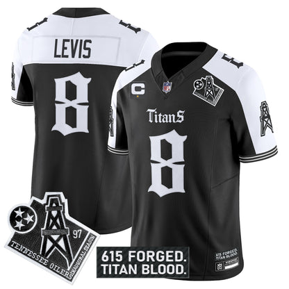 Men's Tennessee Titans 'Titan Gothic Shadows Drop' Vapor Limited Jersey - All Stitched