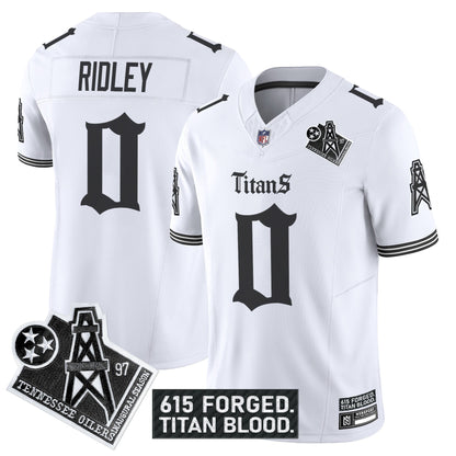 Men's Tennessee Titans 'Titan Gothic Shadows Drop' Vapor Limited Jersey - All Stitched