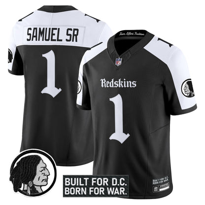 Men's Washington Redskins 'Gothic Capital Edition' Vapor Limited Jersey V2 - All Stitched