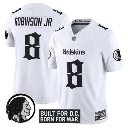 Men's Washington Redskins 'Gothic Capital Edition' Vapor Limited Jersey V2 - All Stitched