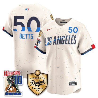 Men's Dodgers Ron Cey "Legends Of Dodgers Baseball" Jersey - All Stitched