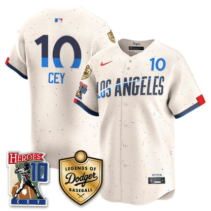 Men's Dodgers Ron Cey "Legends Of Dodgers Baseball" Jersey - All Stitched
