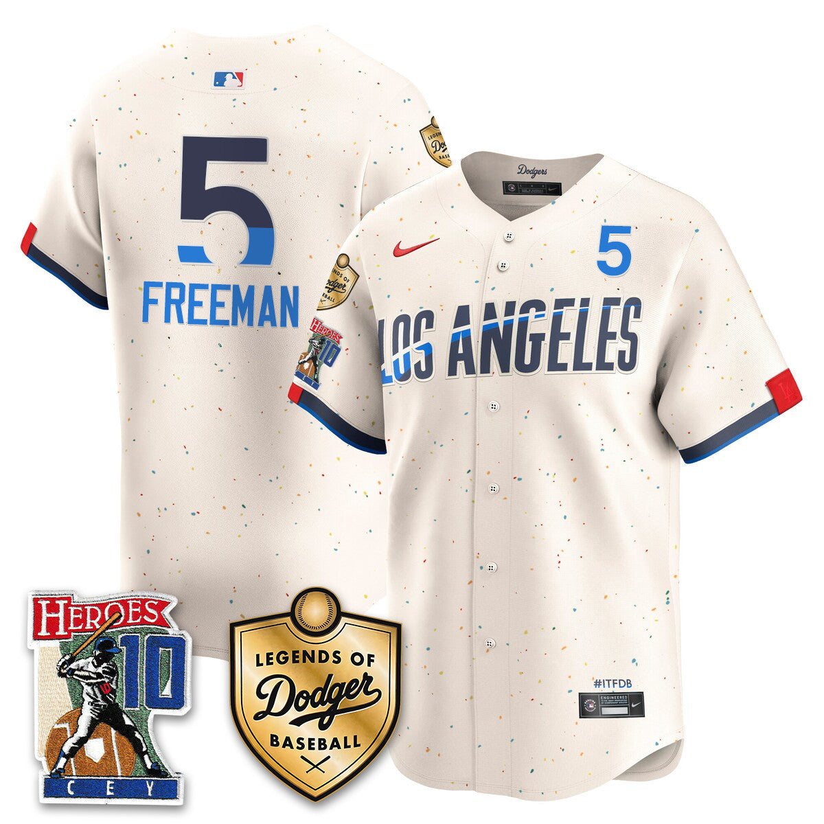 Men's Dodgers Ron Cey "Legends Of Dodgers Baseball" Jersey - All Stitched