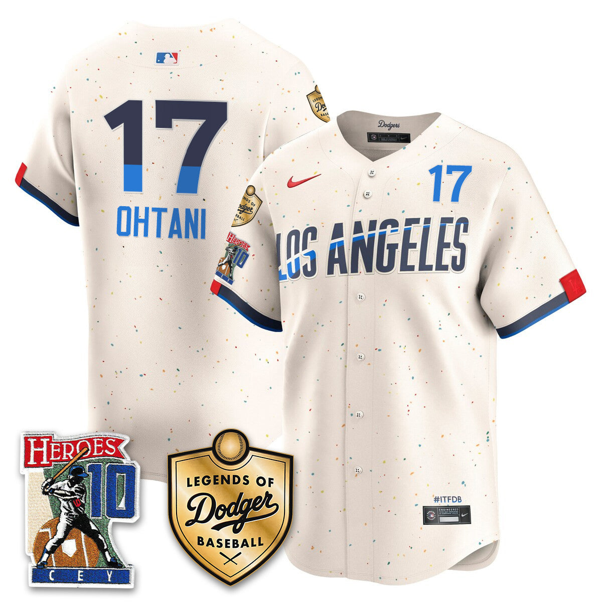 Men's Dodgers Ron Cey "Legends Of Dodgers Baseball" Jersey - All Stitched