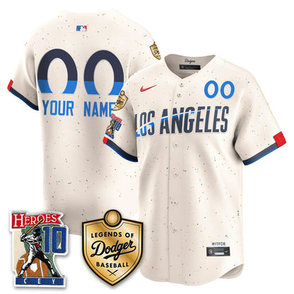 Men's Dodgers Ron Cey "Legends Of Dodgers Baseball" Jersey - All Stitched