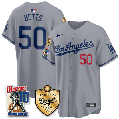 Men's Dodgers Ron Cey "Legends Of Dodgers Baseball" Jersey - All Stitched