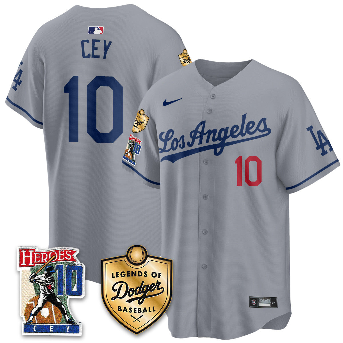 Men's Dodgers Ron Cey "Legends Of Dodgers Baseball" Jersey - All Stitched