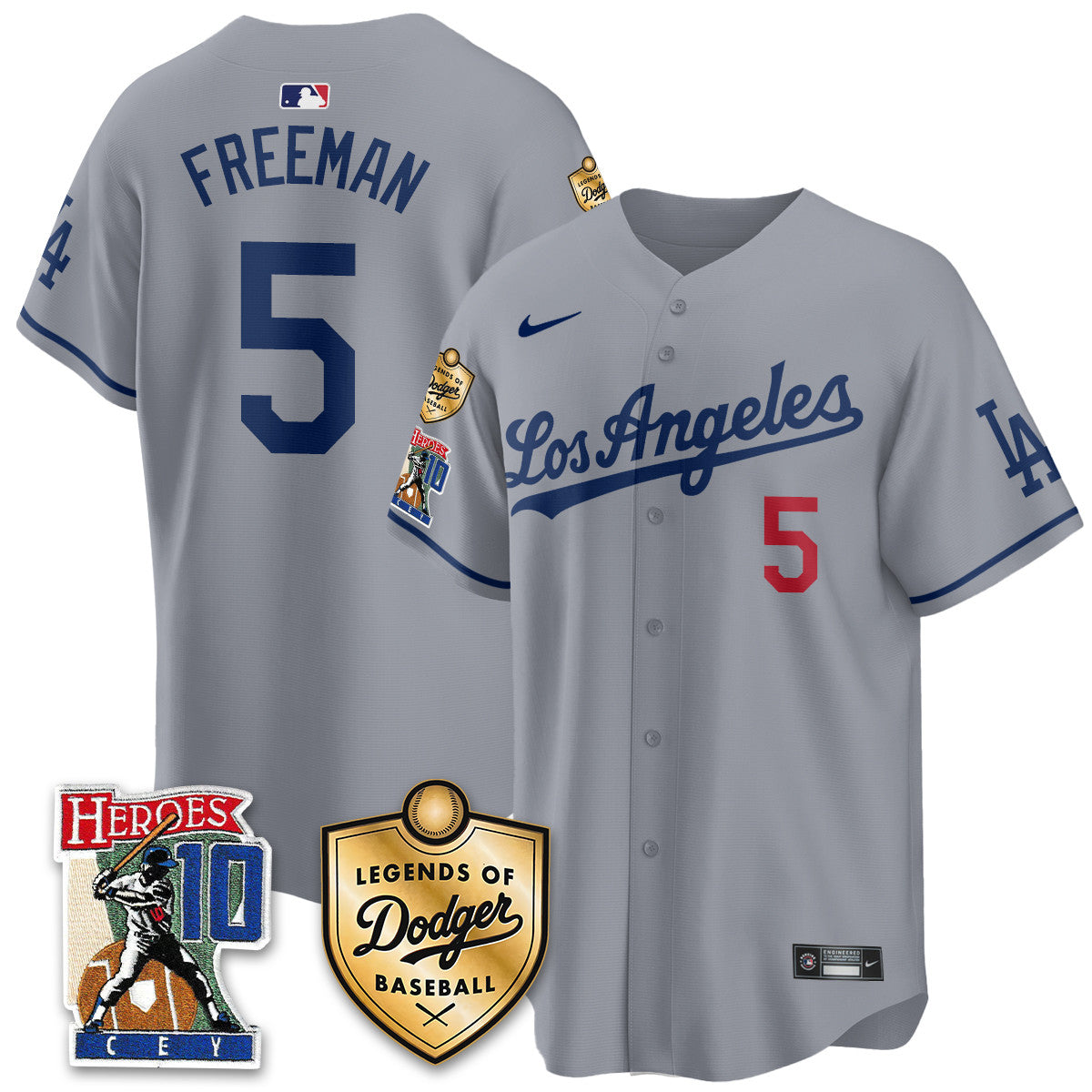 Men's Dodgers Ron Cey "Legends Of Dodgers Baseball" Jersey - All Stitched
