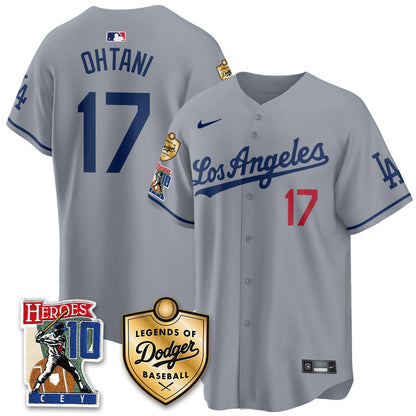 Men's Dodgers Ron Cey "Legends Of Dodgers Baseball" Jersey - All Stitched