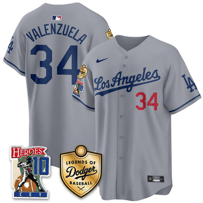 Men's Dodgers Ron Cey "Legends Of Dodgers Baseball" Jersey - All Stitched