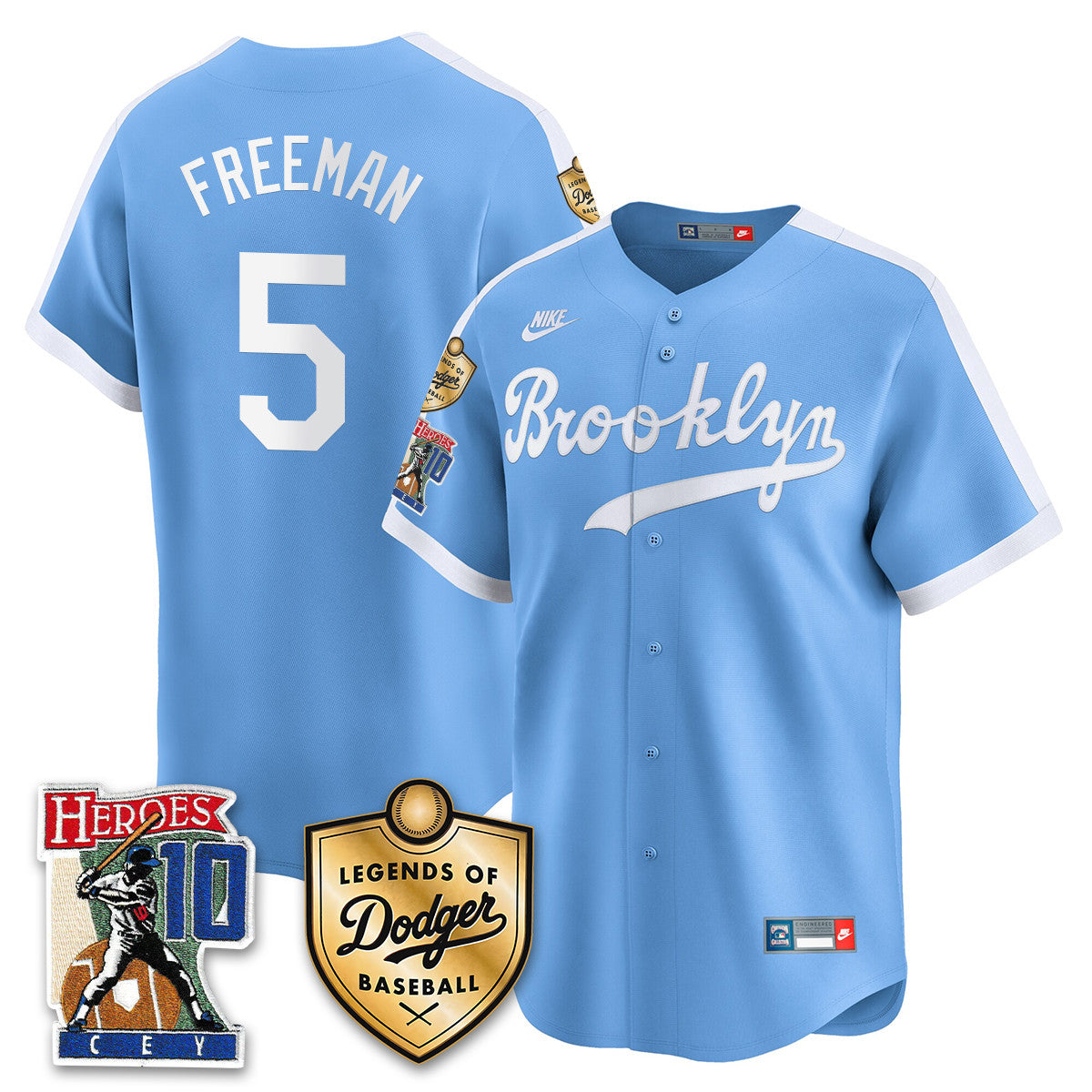 Men's Dodgers Ron Cey "Legends Of Dodgers Baseball" Jersey - All Stitched