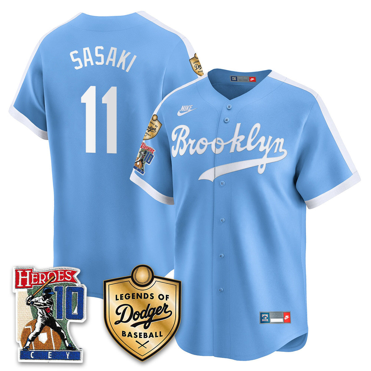 Men's Dodgers Ron Cey "Legends Of Dodgers Baseball" Jersey - All Stitched