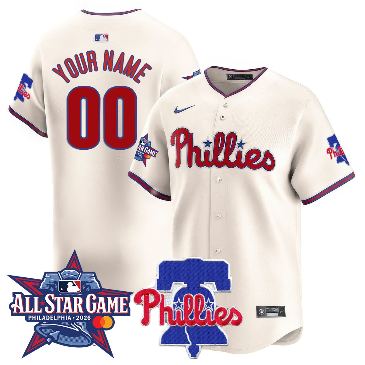 PHI 2026 MLB All-Star Jersey - All Stitched