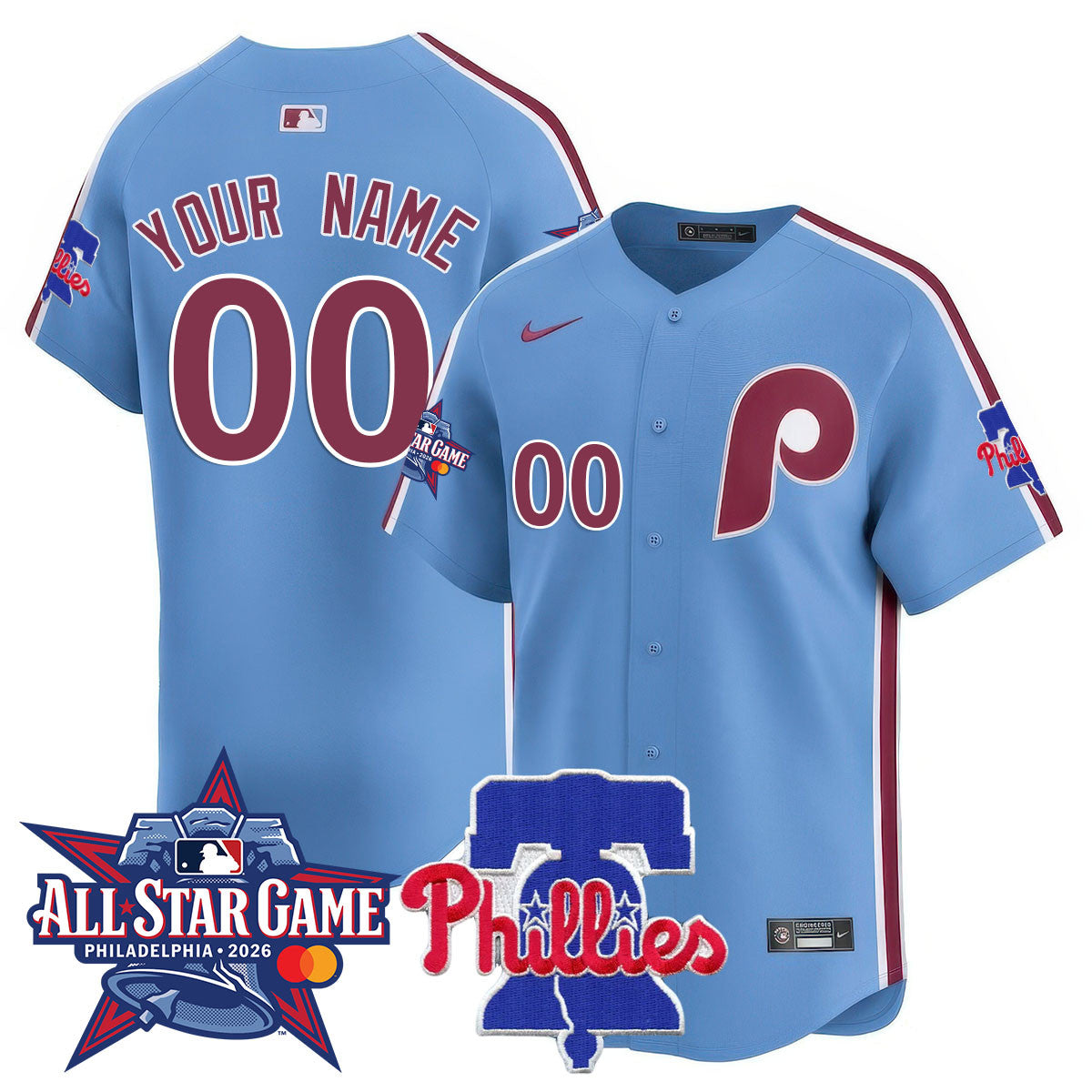 PHI 2026 MLB All-Star Jersey - All Stitched
