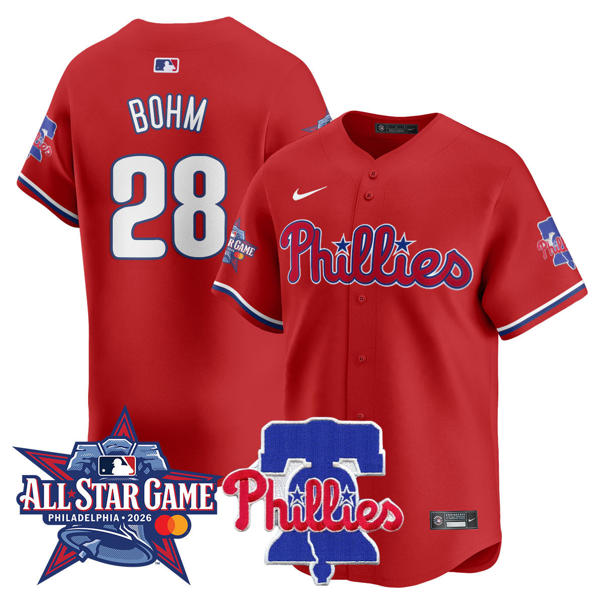 PHI 2026 MLB All-Star Jersey - All Stitched