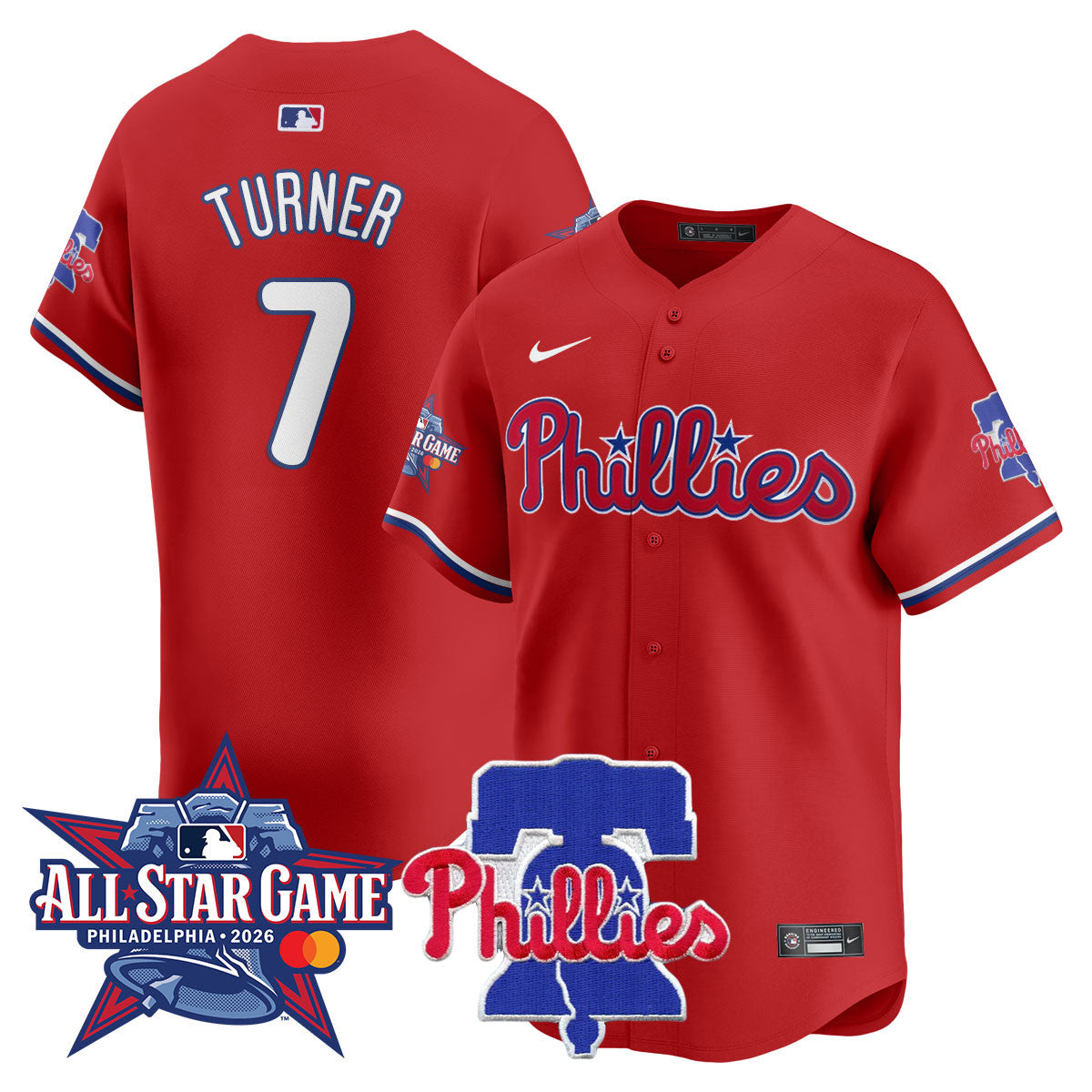 PHI 2026 MLB All-Star Jersey - All Stitched