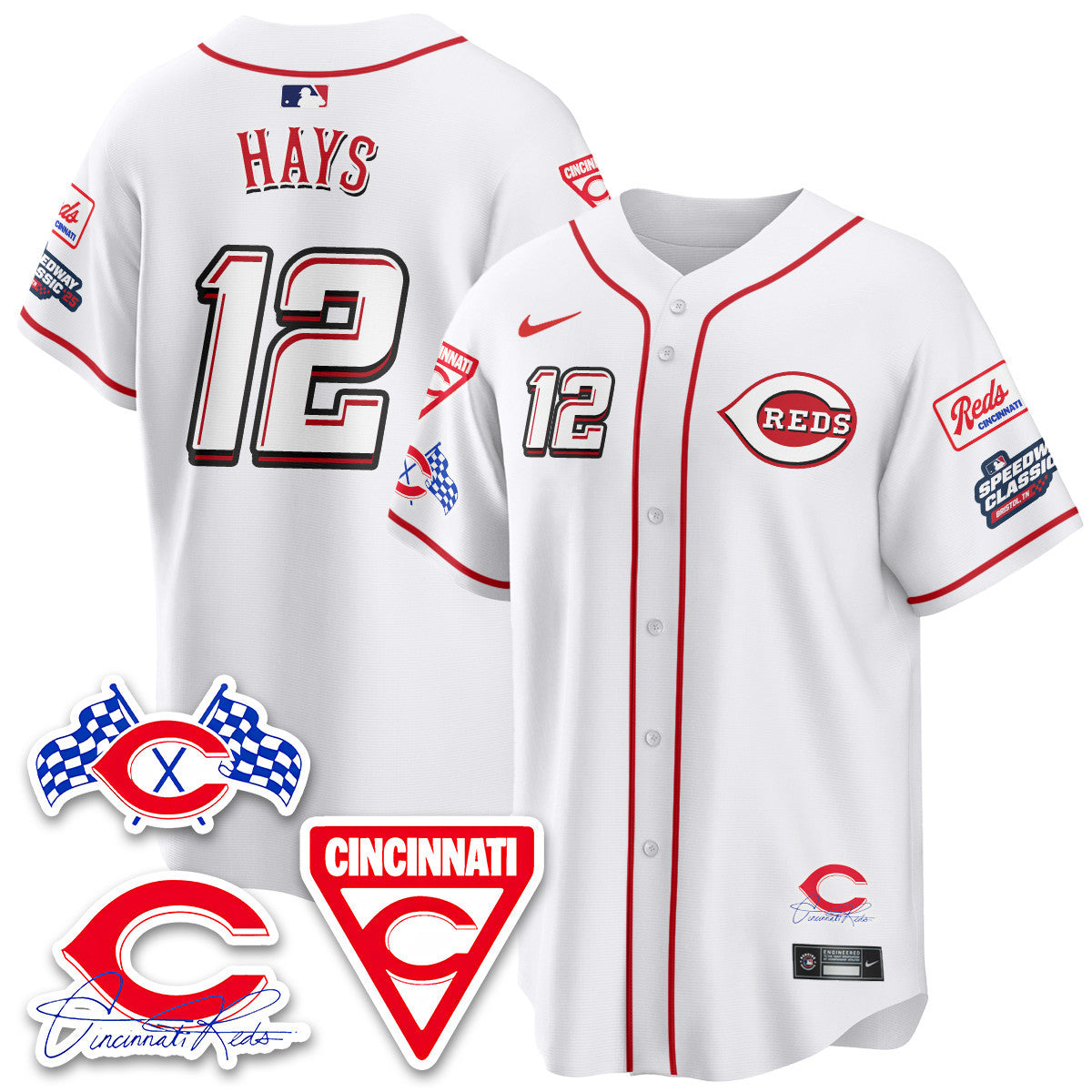 Cincinnati Reds 2025 Speedway Limited Jersey V1 - All Stitched