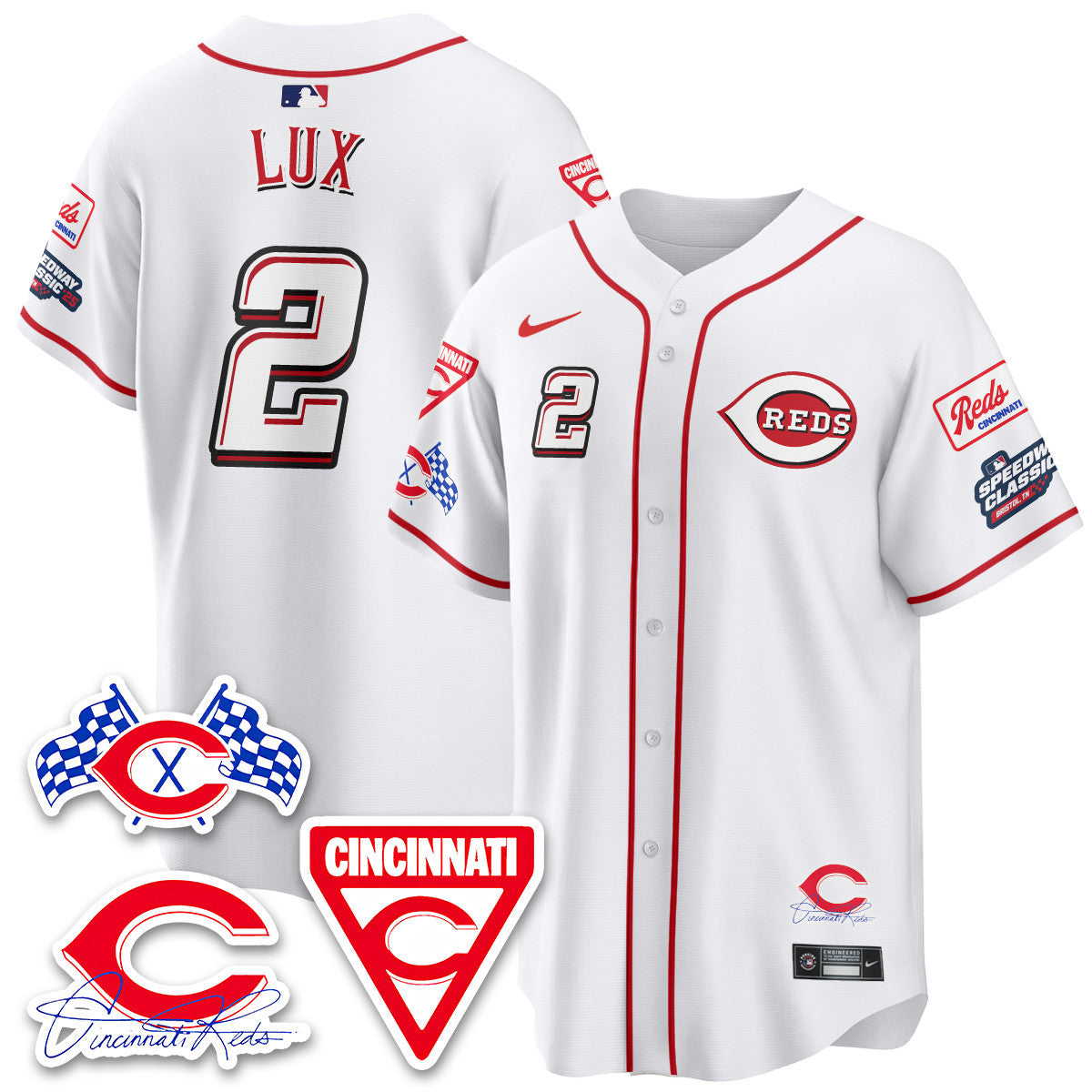 Cincinnati Reds 2025 Speedway Limited Jersey V1 - All Stitched