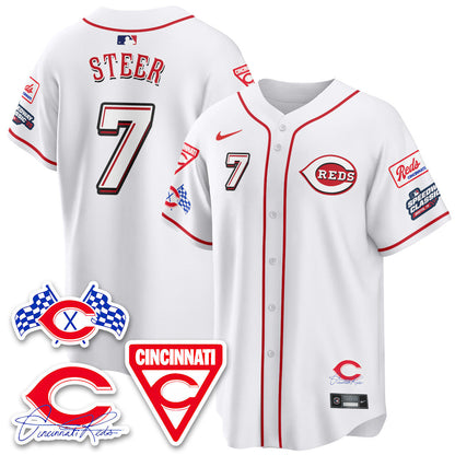Cincinnati Reds 2025 Speedway Limited Jersey V1 - All Stitched