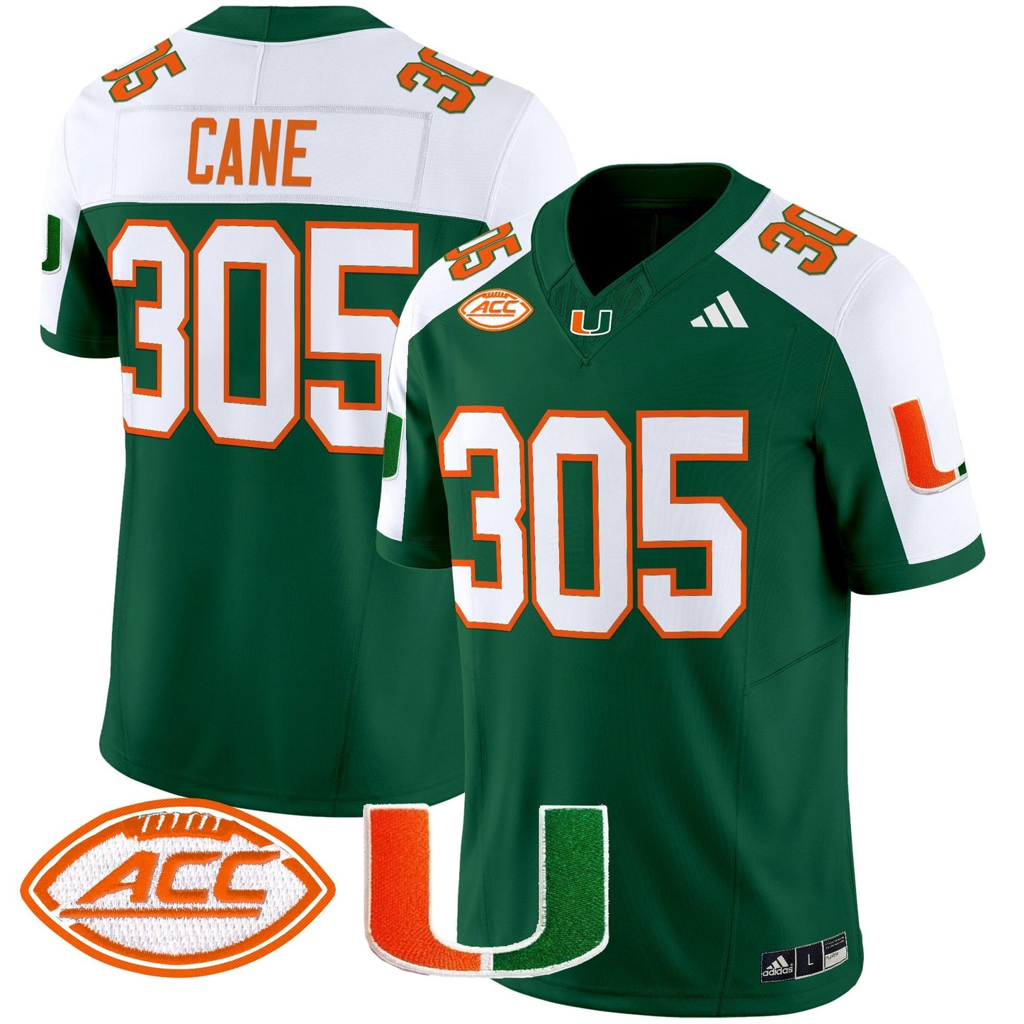 Men's Miami Hurricanes 2025 Vapor Limited Jersey - All Stitched