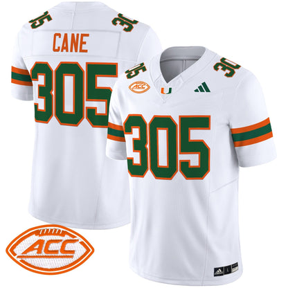 Men's Miami Hurricanes 2025 Vapor Limited Jersey - All Stitched