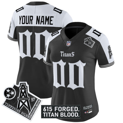 Tennessee Titans 'Titan Gothic Shadows Drop' Vapor Limited Custom Jersey - All Stitched