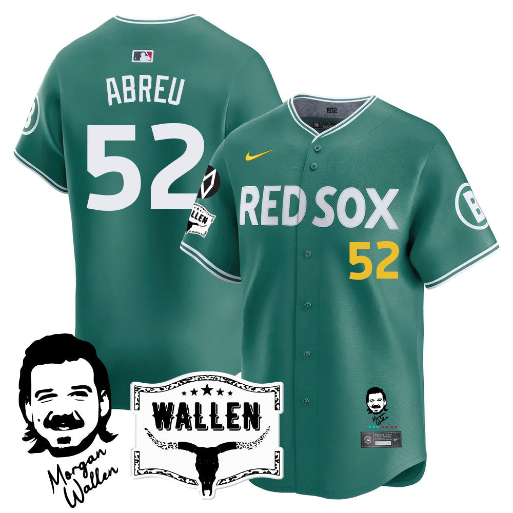 Boston Red Sox Morgan Wallen 2025 Custom Jersey - All Stitched