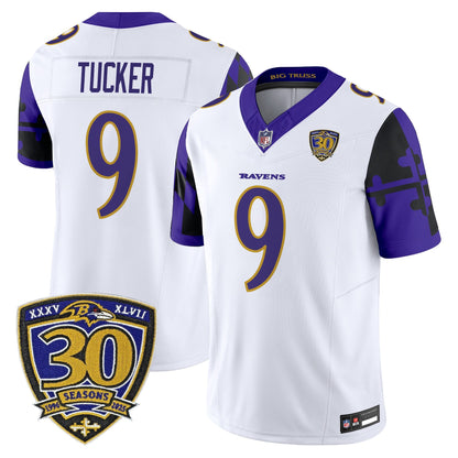 Men's Baltimore Ravens 'Maryland Flag Edition' Vapor Limited Jersey - All Stitched