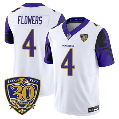 Men's Baltimore Ravens 'Maryland Flag Edition' Vapor Limited Jersey - All Stitched