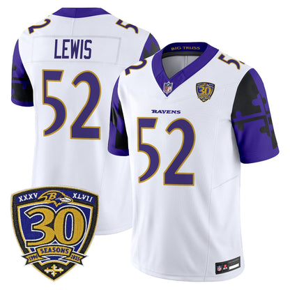 Men's Baltimore Ravens 'Maryland Flag Edition' Vapor Limited Jersey - All Stitched