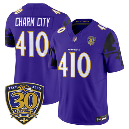 Men's Baltimore Ravens 'Maryland Flag Edition' Vapor Limited Jersey - All Stitched
