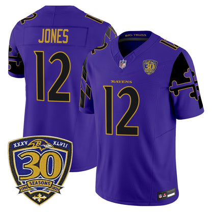 Men's Baltimore Ravens 'Maryland Flag Edition' Vapor Limited Jersey - All Stitched