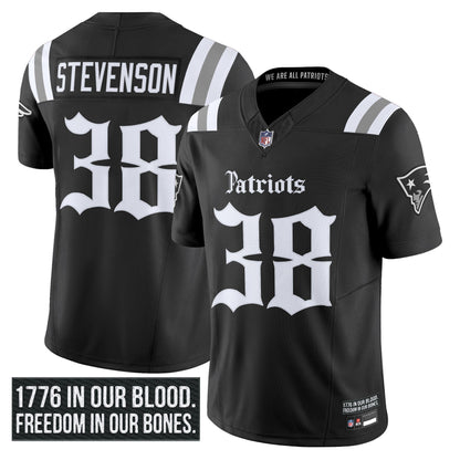 Men's New England Patriots 'Gothic Revolution Edition' Vapor Limited Jersey - All Stitched