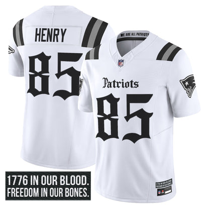 Men's New England Patriots 'Gothic Revolution Edition' Vapor Limited Jersey - All Stitched