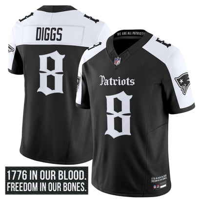 Men's New England Patriots 'Gothic Revolution Edition' Vapor Limited Jersey - All Stitched