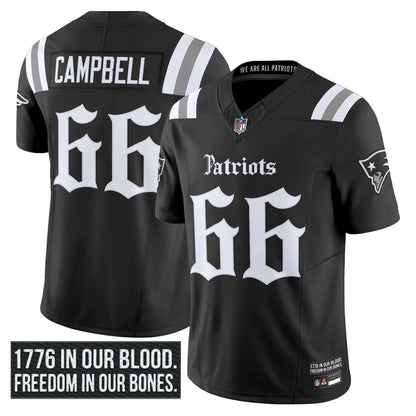 Men's New England Patriots 'Gothic Revolution Edition' Vapor Limited Jersey - All Stitched