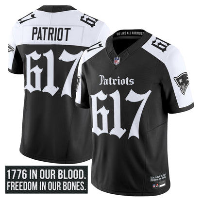 Men's New England Patriots 'Gothic Revolution Edition' Vapor Limited Jersey - All Stitched