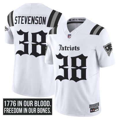 Men's New England Patriots 'Gothic Revolution Edition' Vapor Limited Jersey - All Stitched