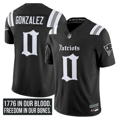 Men's New England Patriots 'Gothic Revolution Edition' Vapor Limited Jersey - All Stitched