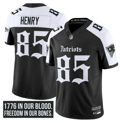 Men's New England Patriots 'Gothic Revolution Edition' Vapor Limited Jersey - All Stitched