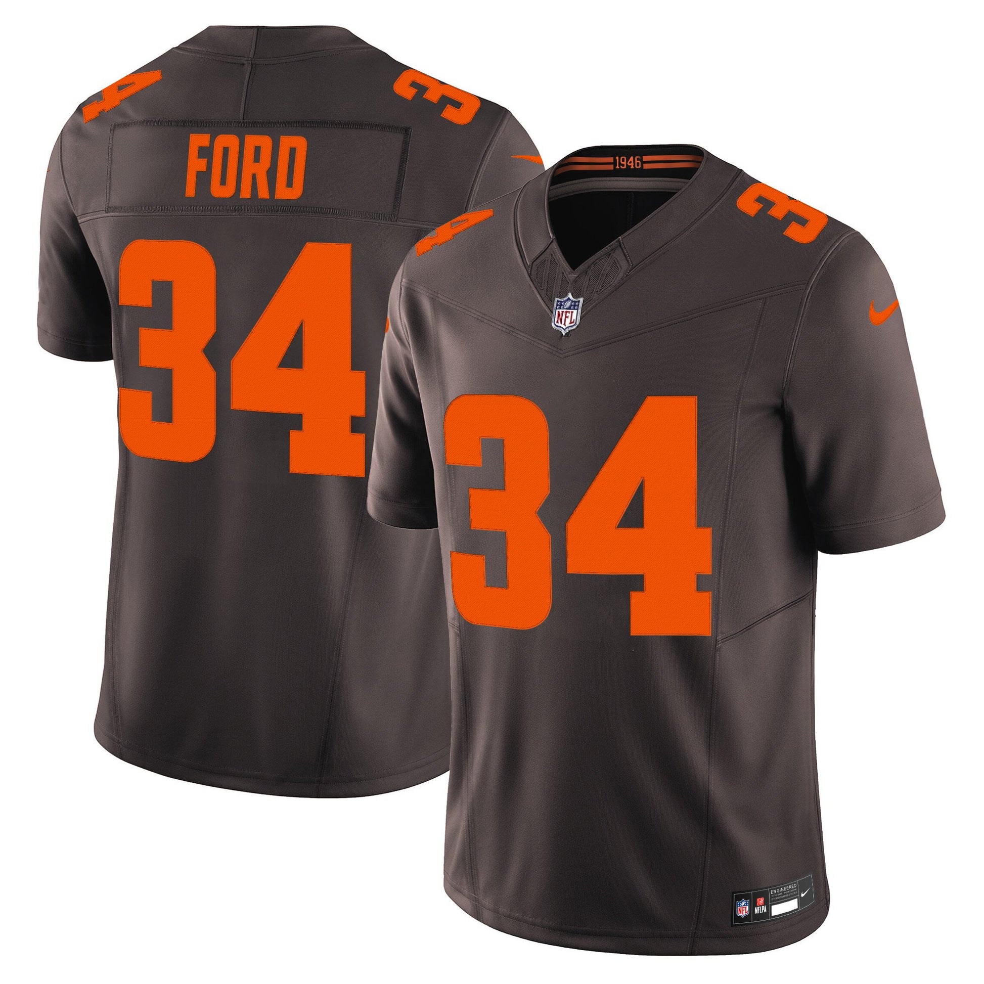 Men's Cleveland Browns 'Alpha Dawg Edition' Vapor Limited Jersey - All Stitched