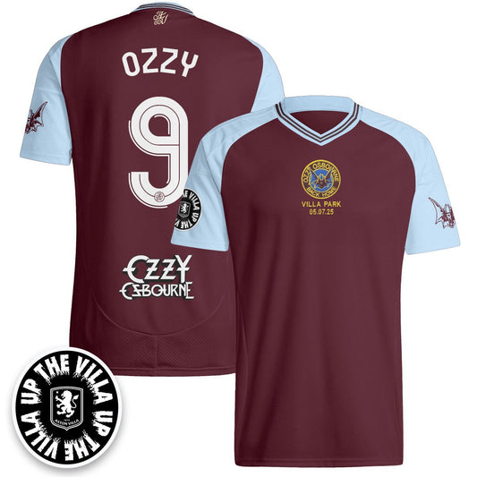 Aston Villa Ozzy Osbourne Back Home Custom Jersey - Printed