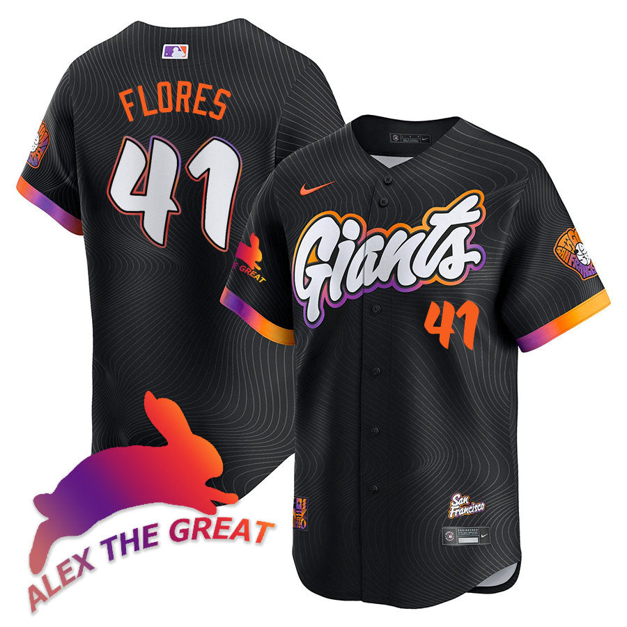 Custom San Francisco Giants "Alex the Great" Rabbit Memories 2025 Jersey - All Stitched