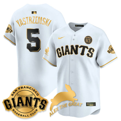 San Francisco Giants "Alex the Great" Rabbit Memories 2025 Jersey - All Stitched