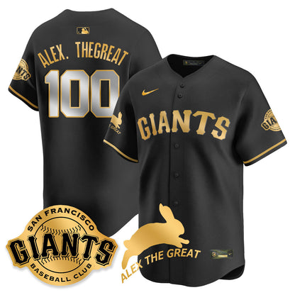 San Francisco Giants "Alex the Great" Rabbit Memories 2025 Jersey - All Stitched