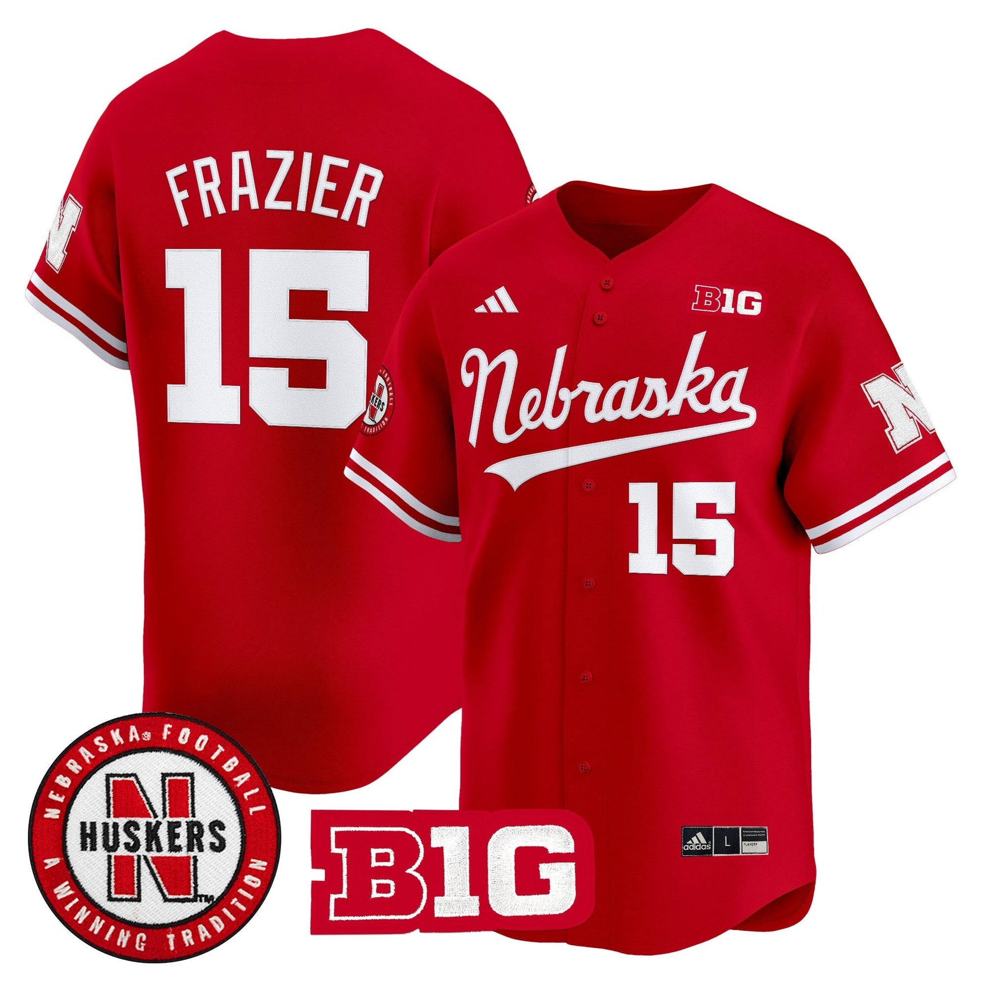 Men's Nebraska Cornhuskers 2025 Vapor Baseball Jersey - All Stitched