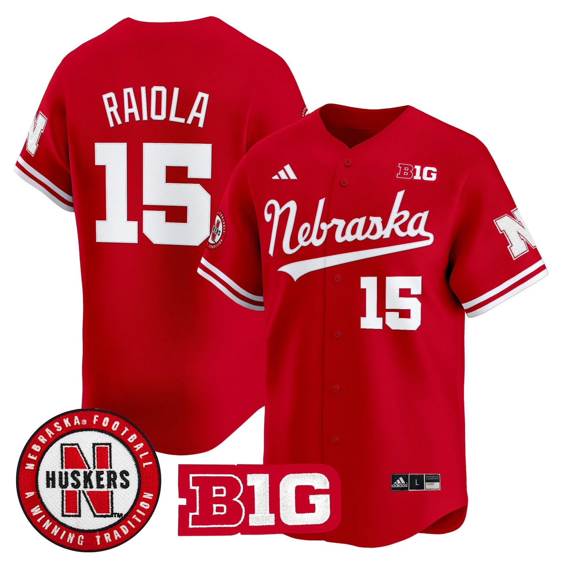 Men's Nebraska Cornhuskers 2025 Vapor Baseball Jersey - All Stitched
