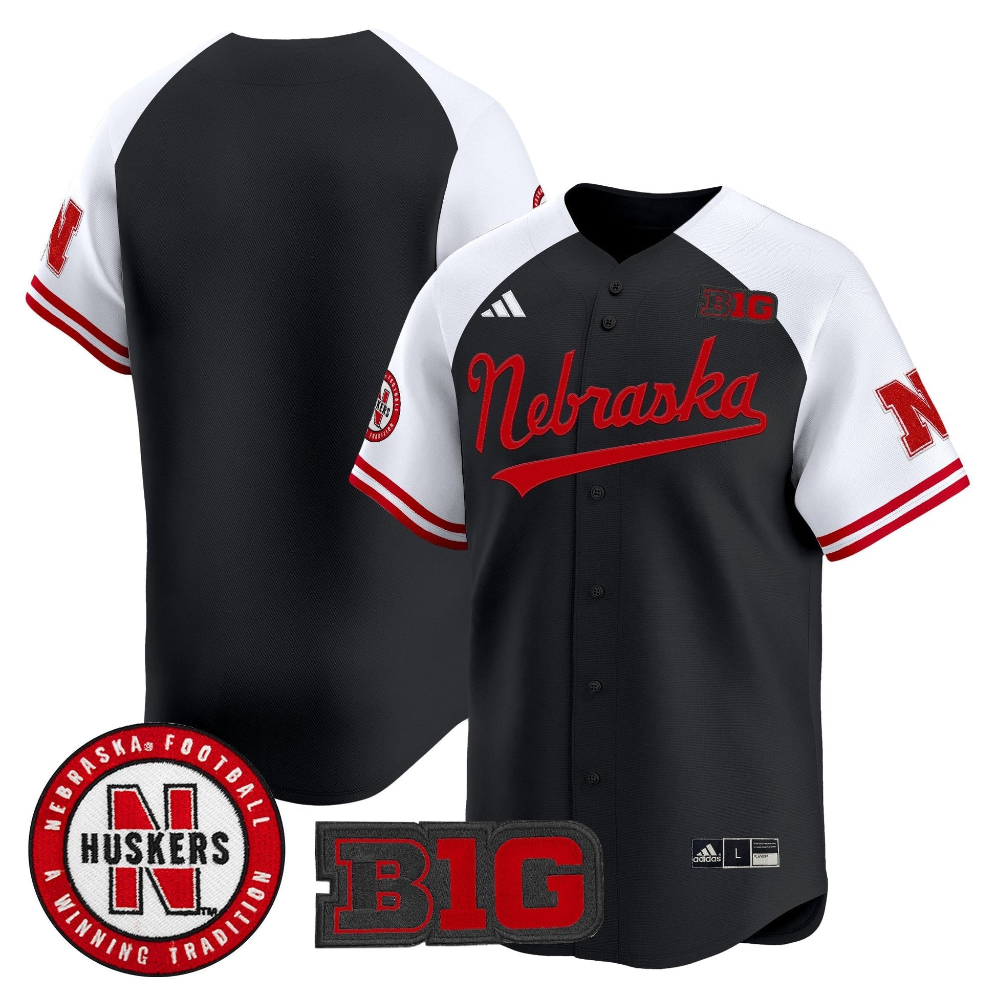 Men's Nebraska Cornhuskers 2025 Vapor Baseball Jersey - All Stitched